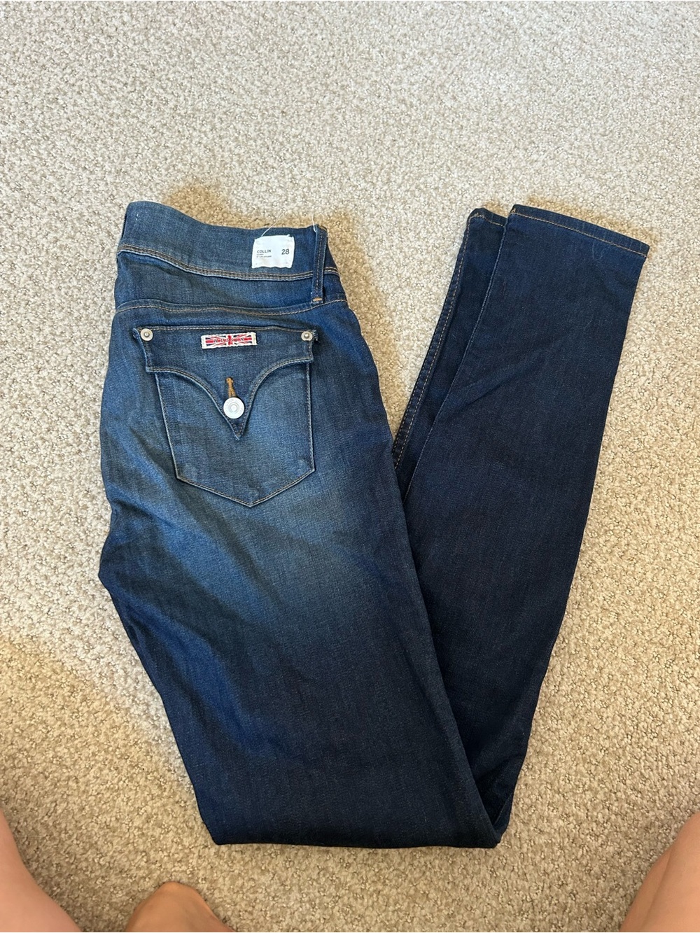 Hudson Jeans Women’s Dark Blue Skinny Jeans
